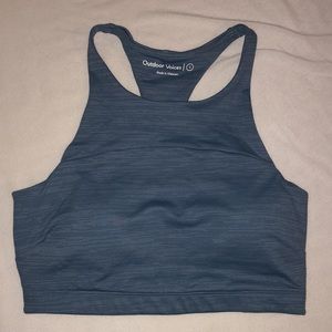 Outdoor Voices Blue Small Move Free Crop Top